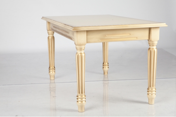 Стіл журнальний Венеціанський 100*60, слонова кіст