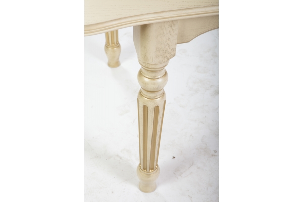 Стіл обідній Венеція (140+40)/85, слонова кістка