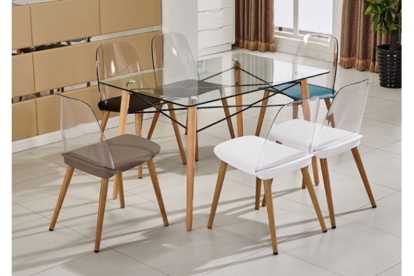 Стіл обідній ЕВЕРЕСТ Glass 120*80, скло