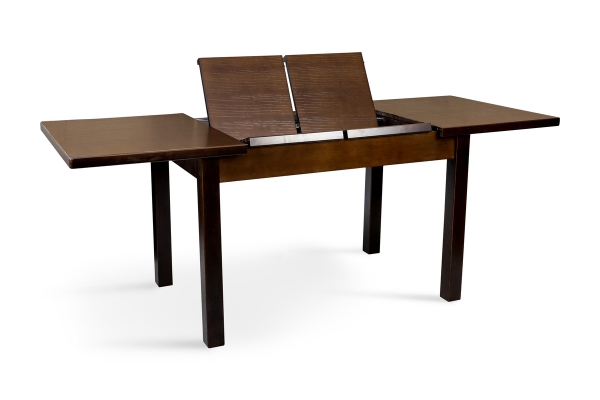 Стіл обідній Бронкс 120(+40+40)*80, темн.горіх