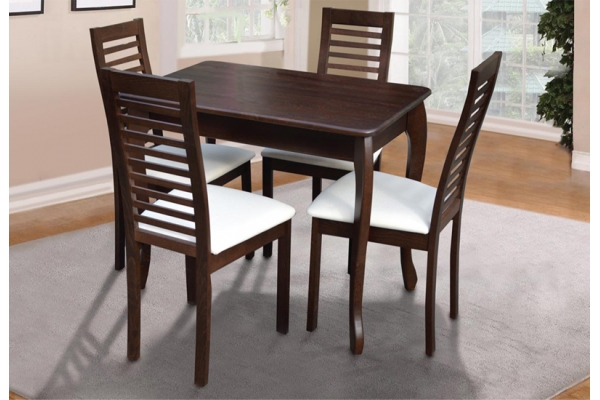 Стіл обідній СМАРТ 1000*600,ВІЛЬХА/горіх темний