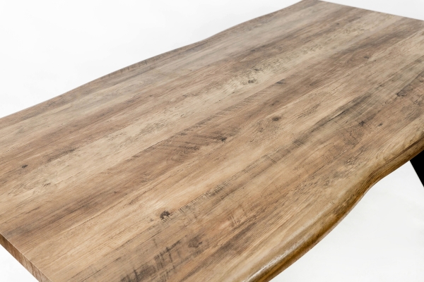 Стіл Метрополь, (160*90), чорний/штучний шпон MDF