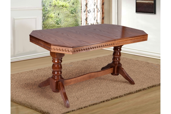 Стіл обідній Буковель розкл (160+40)/90, горіх