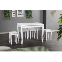 Стіл обідній СМАРТ 1000*600, БУК білий глянець---