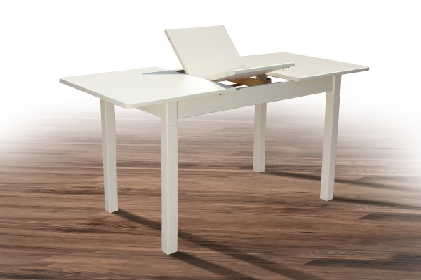 Стіл обідній Персей ( 113+38 )/70, білий