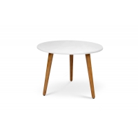 Стіл журнальн Ерік, білий/ясен