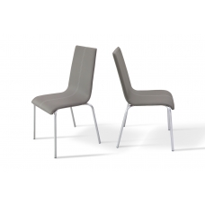 Стілець обідній Келлі зі строчкою, (сірий)---