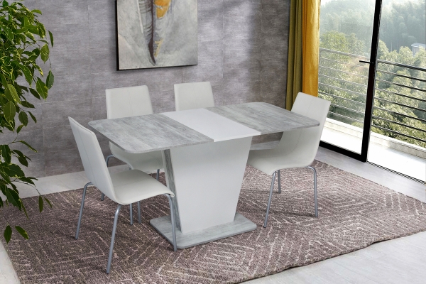 Стіл Спарк, урбан/білий