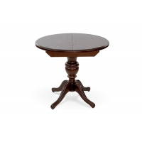 Стол обеденный Гермес Д=89 (+38), т.орех