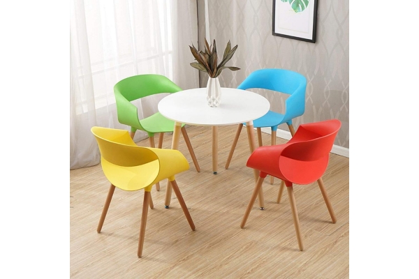 Стіл обідній СІРІУС (Китай) MDF (D=60cm), білий