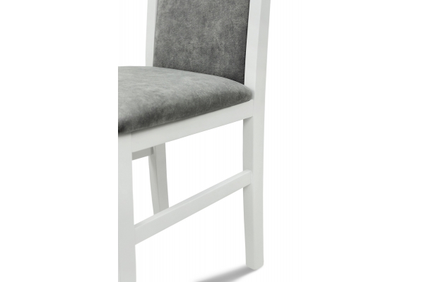 Стілець Юля (білий/Моррант 07 Лайт)