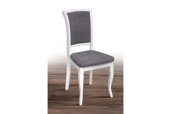 Стілець Маріо, білий/Alyaska 05 Shark