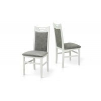 Стілець Юля (білий/Моррант 07 Лайт)