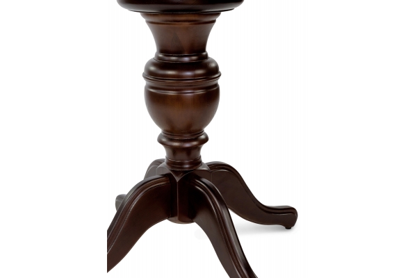 Стіл обідній Гермес Д=89 ( +38 ), т.горіх