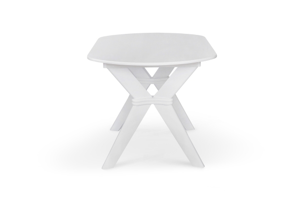 Стіл обідній Брайтон (1290+340)*810, білий