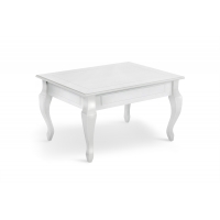 Стол журнальный Вега (без стекла), белый