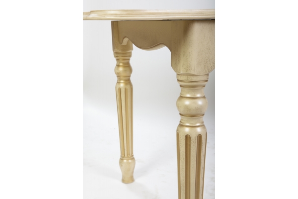 Стіл обідній Венеція (140+40)/85, слонова кістка