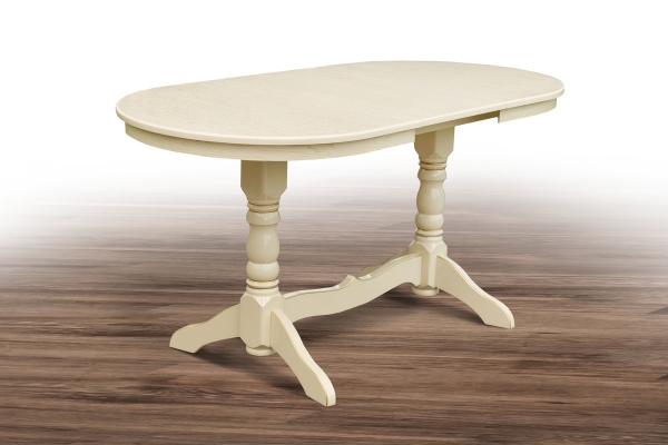 Стіл Говерла-2 розкл (120+40)/80,сл. кістка патина