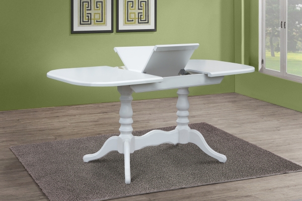 Стіл обідній Шервуд ( 120*40 ) 80, білий