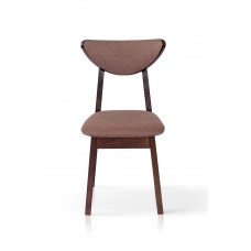 Стілець ОСТІН м'який, білий/сіра тканина