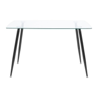 Стіл Грейс XS-1262, (120*70), чорний