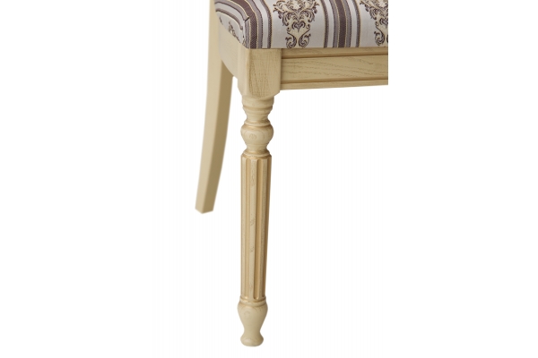 Стілець Сицилія Люкс, слон.кістк+пат/Версаль 2600б