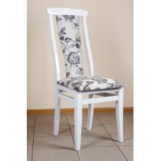 Стілець обідній Чумак-2, білий/Роза
