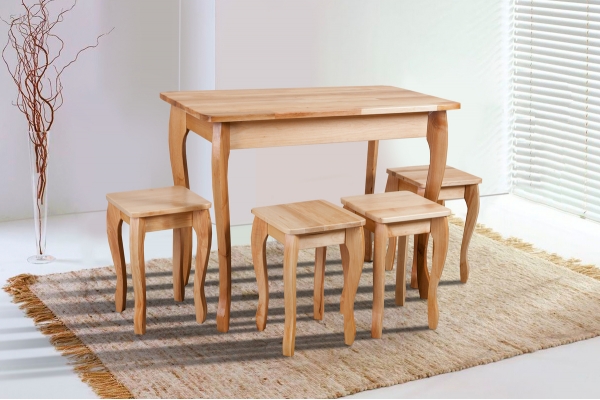 Стіл обідній СМАРТ 1000*600, ВІЛЬХА/натуральний