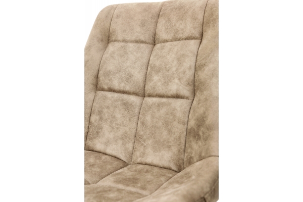 Стул Крокус черный / микрофибра капучино