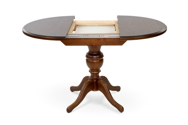 Стіл обідній Гермес Д=89 ( +38 ), горіх