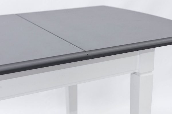 Стіл Карат (980+32)*76 білий/сірий