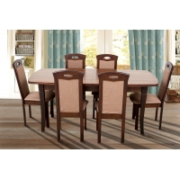 Обеденный стол Квартет (1800+500)*900 орех темн.