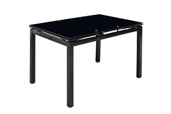 Стіл Венді XS-1025, 110/170*70, чорний (скло)