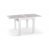 Стіл обідній Онікс (710 (1420))*790, білий