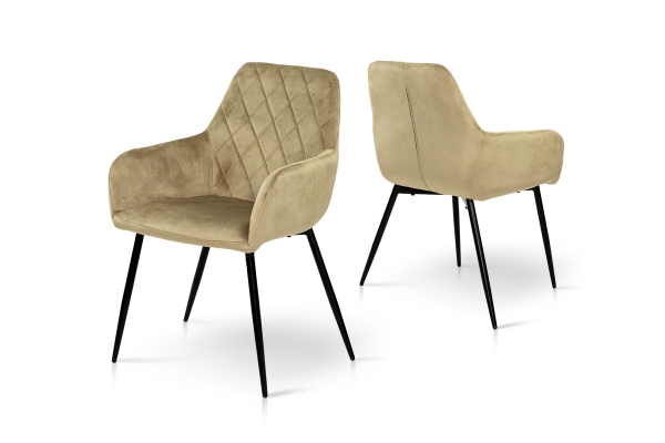 Стілець Томас XS-2836, чорний/ латте