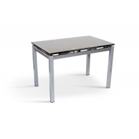 Стол Венди XS-1025, 80/130*65, кофейный (стекло)