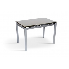 Стіл Венді XS-1025, 80/130*65, кавовий (скло)