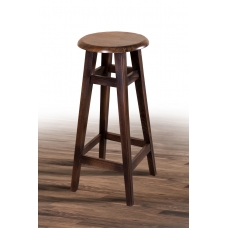 Табурет БАРНИЙ КРУГЛИЙ (80 см), горіх