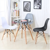 Стол обеденный ЭТНА Glass (D=80cm), стекло