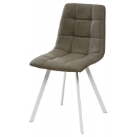 Стілець Чілі (квадрат) білий/хаккі RU-04