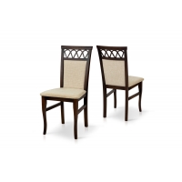 Стілець Анжело 5, горіх/темна тканина Luis 6