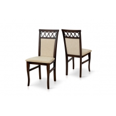 Стілець Анжело 5, горіх/темна тканина Luis 6