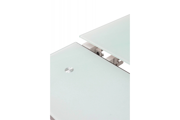 Стіл Венді XS-1025, 80/130*65, білий/білі ноги