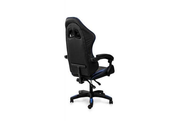 Крісло геймерське Слім, чорний/синій