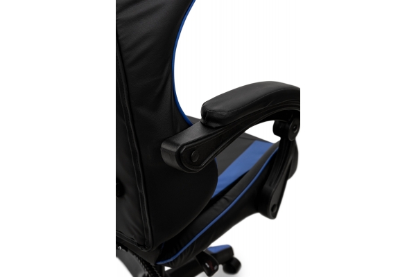 Крісло геймерське Слім, чорний/синій