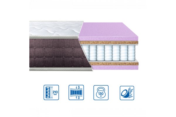 БРЕЙВ спринг КОКОС матрас ортопедический - BRAVE spring COCOS Eurosleep матрас на кровать