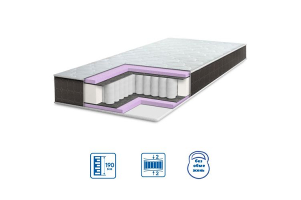 БРЕЙВ спринг фоам ТРИКОТАЖ матрас ортопедический - BRAVE spring foam ТРИКОТАЖ Eurosleep матрас на кровать