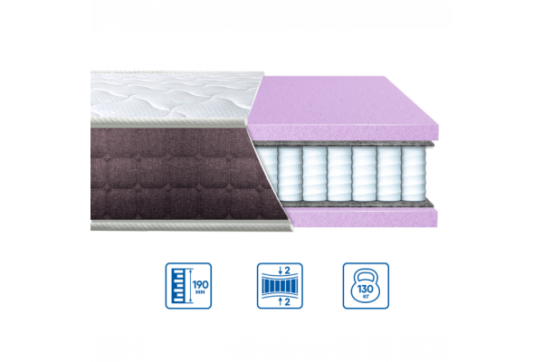 БРЕЙВ спринг фоам ТРИКОТАЖ матрас ортопедический - BRAVE spring foam ТРИКОТАЖ Eurosleep матрас на кровать