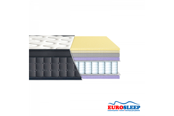 ЛАТЕКС-МЕМОРИ ЛАВИАНО спринг матрас ортопедический - LATEX-MEMORY LAVIANO SPRING Eurosleep матрас на кровать