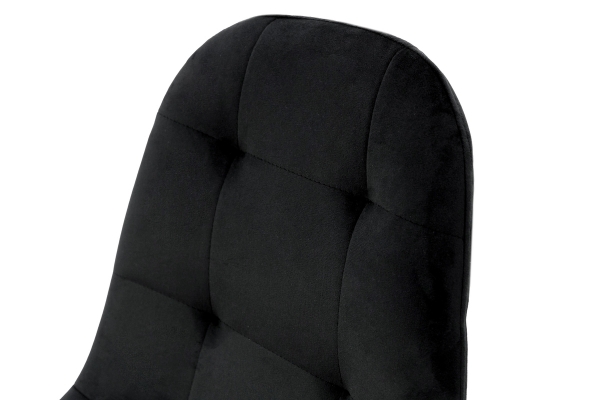 Стул Квест, черный / велюр черный